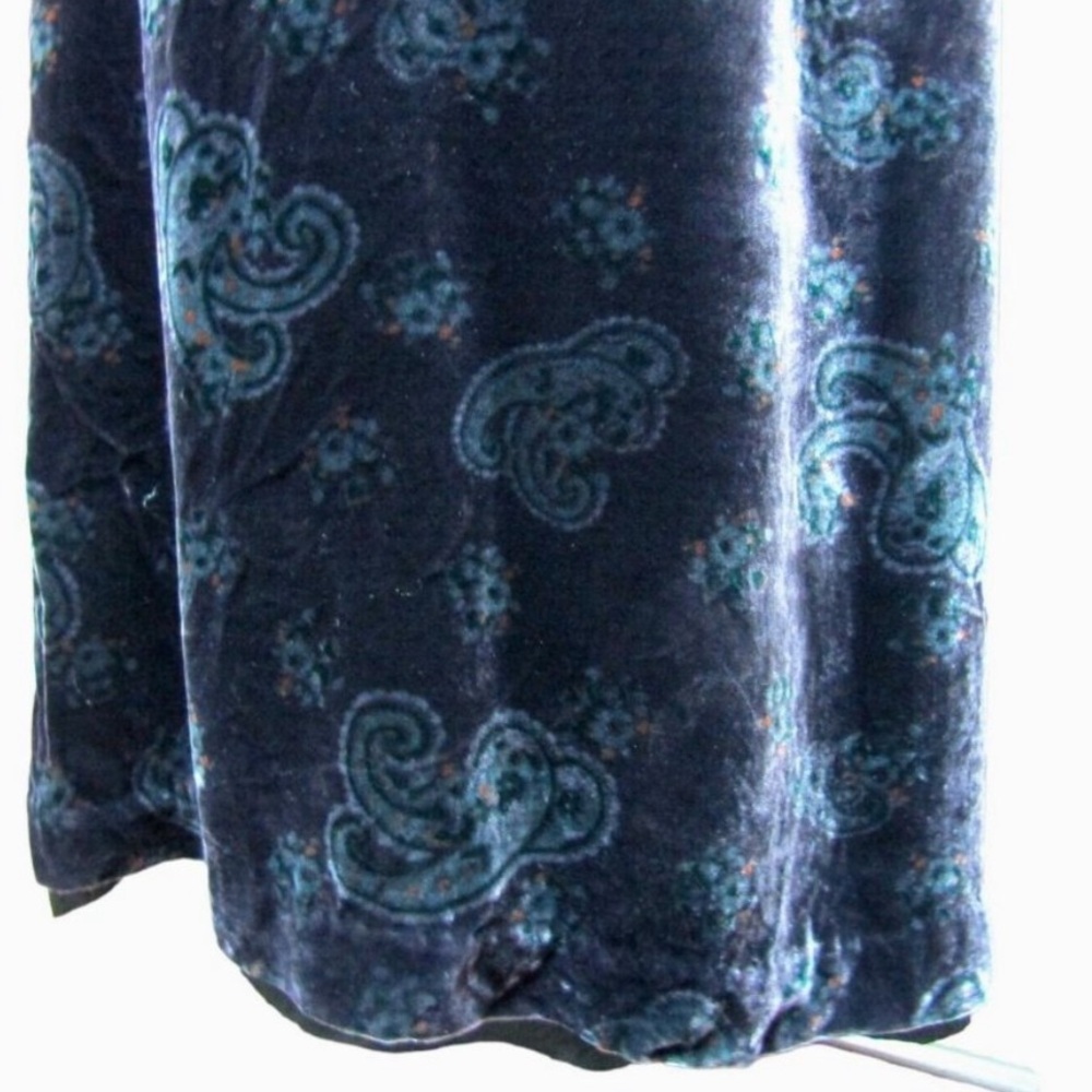 Ralph Lauren Dark Green Velvet Slip Dress - Picture 7 of 9